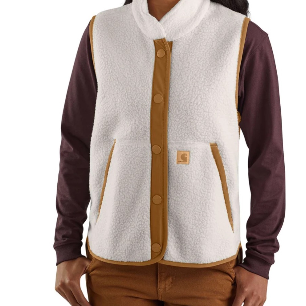 Carhartt Relaxed Fit Fleece Snap-Front Vest.  Size XL.